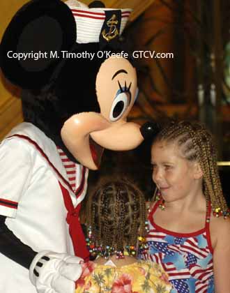 Disney Cruise Photos Pictures Minnie Mouse  M. Timothy O'Keefe www.GuideToCaribbeanVacations.com