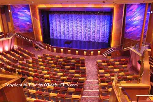Brilliance of the Seas Cruise Ship Entertainment Theater Photos  M. Timothy O'Keefe www.GuideToCaribbeanVacations.com